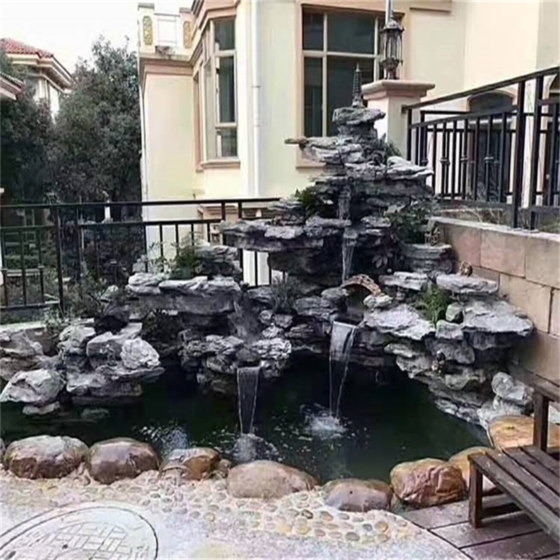 重庆庭院小假山鱼池效果图