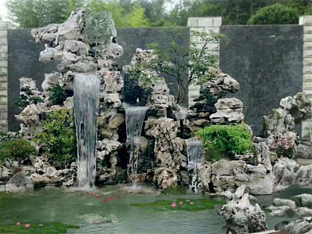 重庆庭院锦鲤鱼池过滤改造